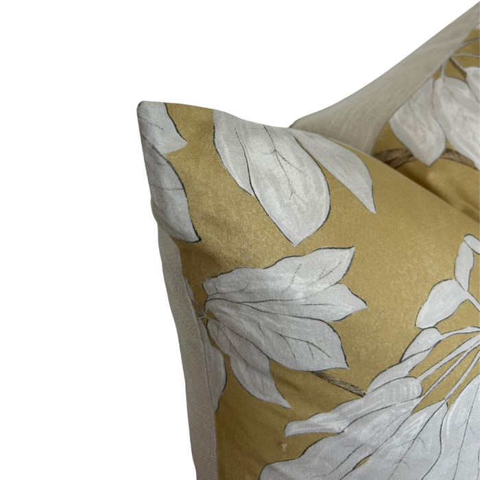 Floral Yellow - Scatter Cushion