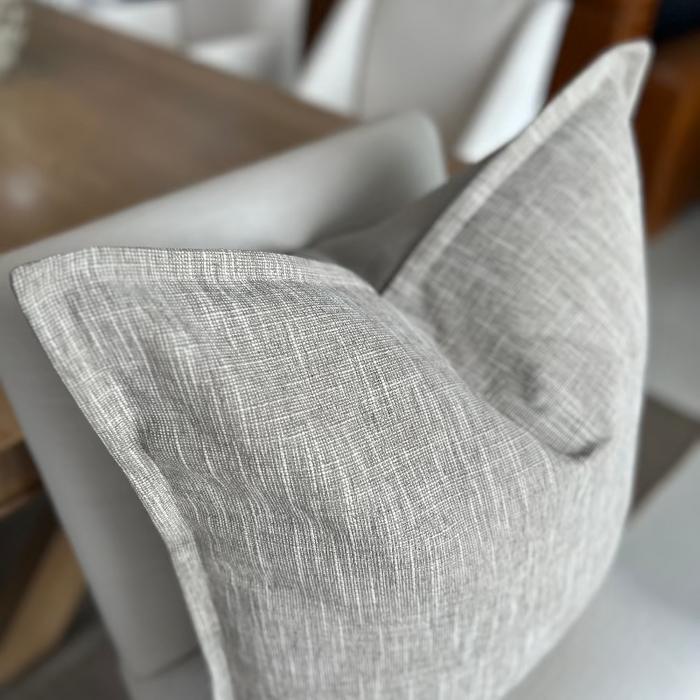 Beige Brown Oxford - Scatter Cushion