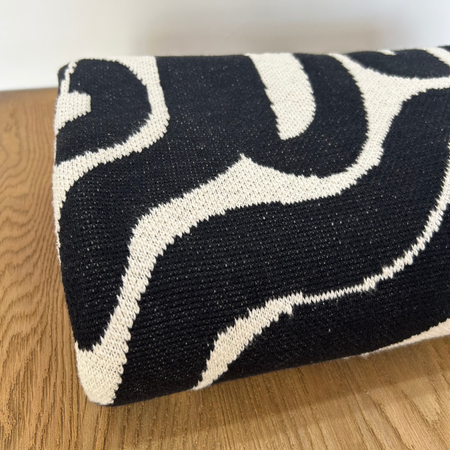 Black & Natural Throw