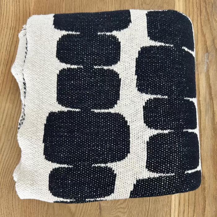 Black Spot Throw Blanket