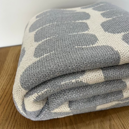 Blue Spot Throw Blanket