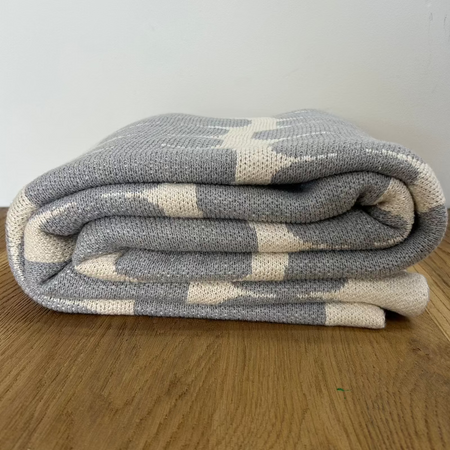 Blue Spot Throw Blanket