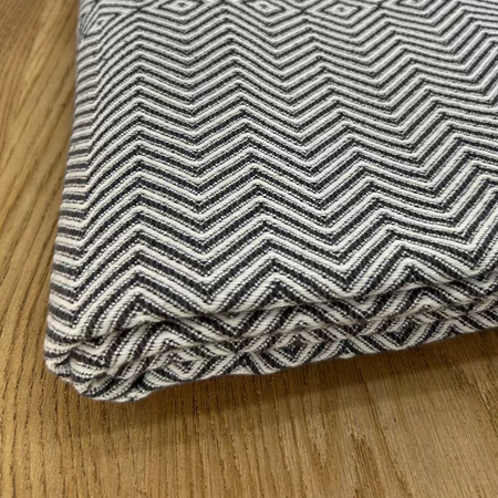 Geometric Charcoal  - Throw Blanket