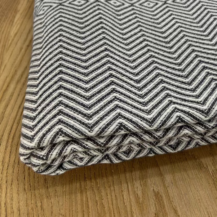 Geometric Charcoal  - Throw Blanket