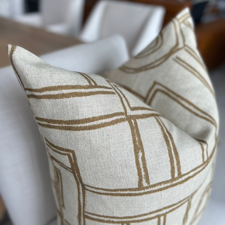Mustard Shapes - Scatter Cushion