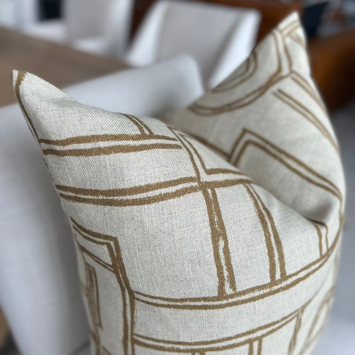 Mustard Shapes - Scatter Cushion