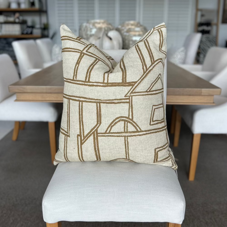 Mustard Shapes - Scatter Cushion