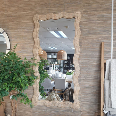 Rattan Mirror