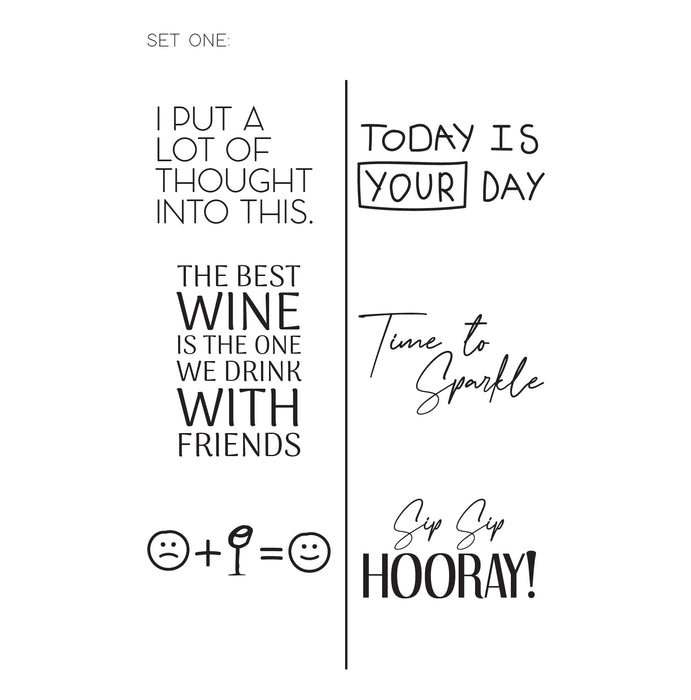 Wine Tags - Set 1